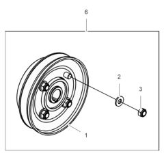Clutch Assembly for Wacker WP1540Ww