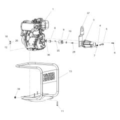 Frame Assembly for Wacker YD 3.5