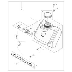 Water Tank Assembly for WP1550Aw
