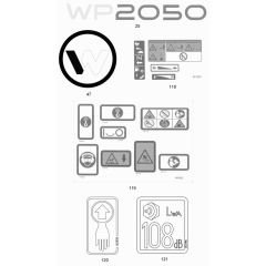 Decals for Wacker WP2050A