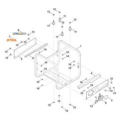 Stihl WP 300 Pump Frame