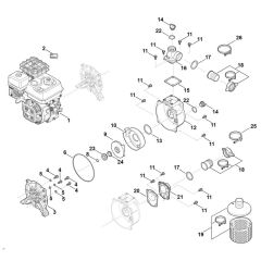 Motor and Pump for Stihl WP 300
