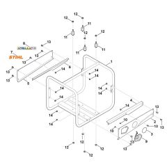 Frame for Stihl WP 600
