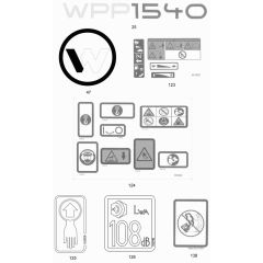 Decals for Wacker WPP1540A