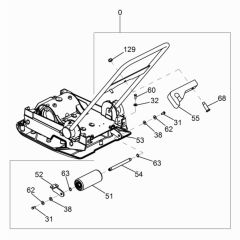 Wheel Assembly for Wacker WPP1540A