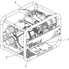 Decal for Belle WPX 3/30 Pump