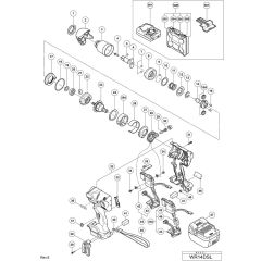 Main Assembly for Hikoki WR14DSL