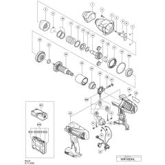 Main Assembly for Hikoki WR18DHL