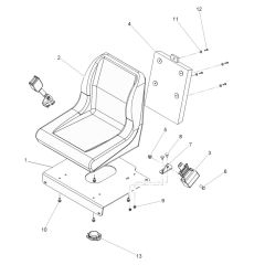Seat Assembly for RD12 Roller