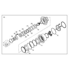 Reduction Gear for Wacker RD15