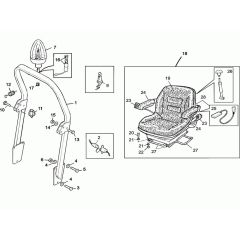 Seat Assembly for RD25 Roller