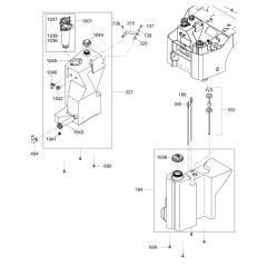 Fuel & Oil Tank Assembly