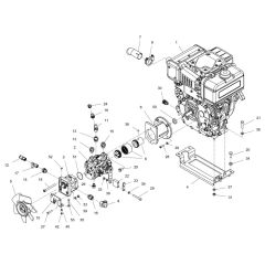 Engine Assembly for RD10 Roller