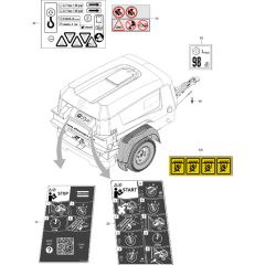 Markings-1 Assembly for XAS 68 Kd
