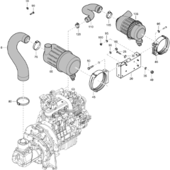 Air Inlet Assembly for XAS 68 Kd