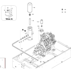 Oil System for Atlas Copco XAS 78 Kd