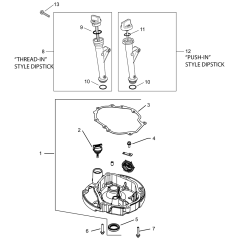 Lubrication for Kohler XT173