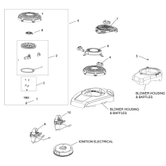 Kohler XT675 Starting Parts