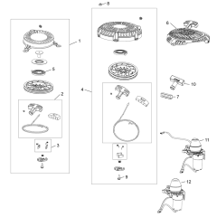 Kohler XT1775 Starting Parts