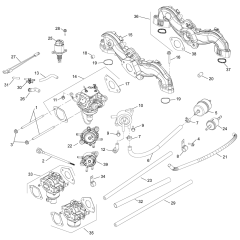 Fuel System for Kohler ZT720