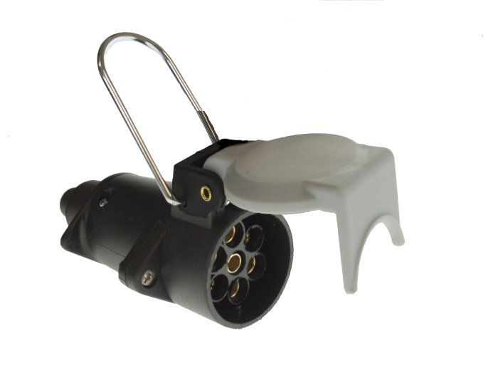 12S 7-Pin Flying Socket, Plastic Screw-Close, 7-11mm Cable Entry