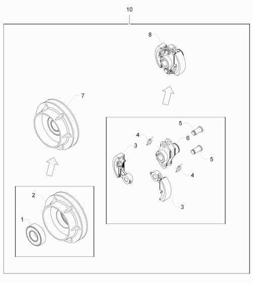 Clutch Assembly for Wacker MP15