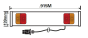 3ft Trailer Board c/w 4m Extension Lead