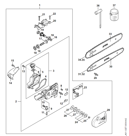 Gear Head Assembly for Stihl HTA 135