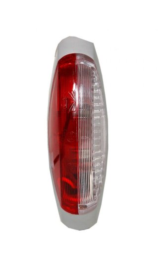Red/White LED Marker Lamp 12V Aspock Flexipoint 2