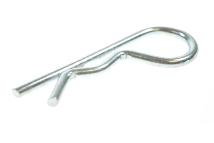 R-Clips 4mm, 76mm Length, Zinc Plated, Pack of 10