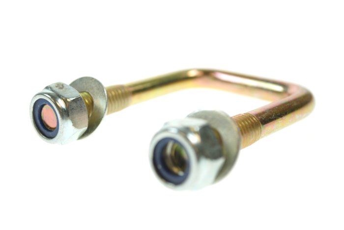 Trailer U-Bolt 40 x 40mm, High Tensile Zinc Plated, Nuts & Washers