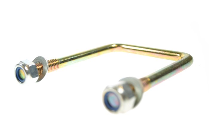 U-Bolt 70 x 76mm, 30mm Thread, Zinc Plated, With Lock Nuts & Washers