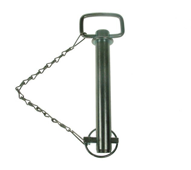 Agricultural Hitch Pin, 25mm Pin x 165mm Working Length, Zinc Plated