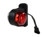 12/24V Red/White Low Outline Marker Lamp With SuperSeal Socket