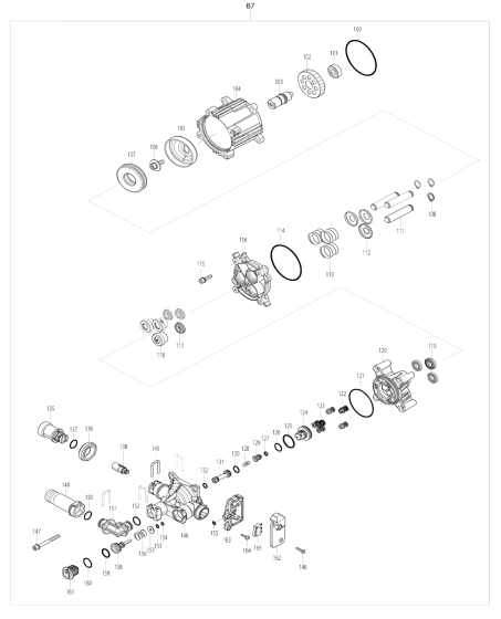 Pump Assembly for Makita HW001G
