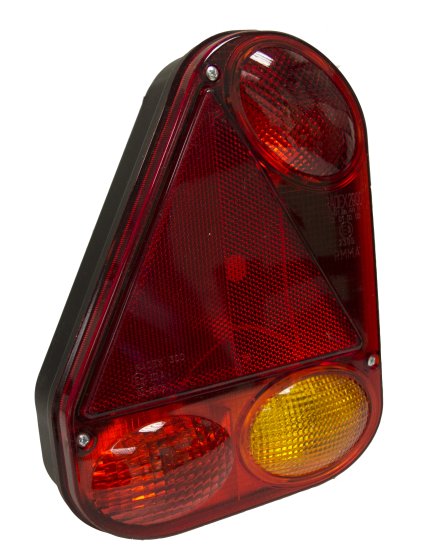 Radex 2900 Left Hand Rear Combination Lamp, 12V, Vertical, Bulb