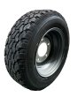 Trailer Wheel & Tyre 13in 185/70R13C, 5 Stud, 6.5in PCD, Silver