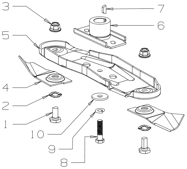 Blade Assembly for Masport Mower