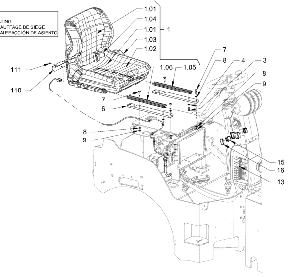 Operator Seats for Hamm Rollers