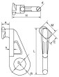 Grade 80 GT Cobra Container Left-Hand Lifting Lug
