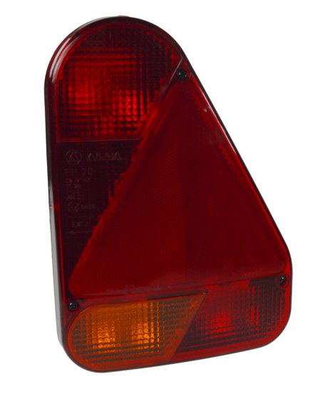 AJBA Vertical Bulb Combination Lamp 12V Right-Hand With Fog