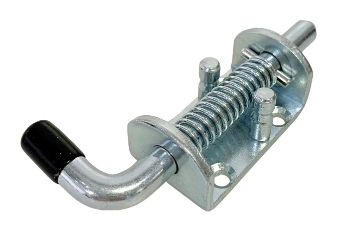 Trailer Spring Bolt Latch 135mm x 12mm, Zinc Plated