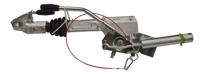 Bradley Overrun Coupling, V-Drawbar, 2700 kg, H-26 Mount