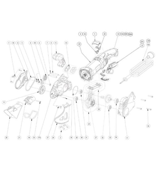 Body Assembly for AS170 Saw