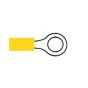 Yellow Pre-Insulated Ring Terminals - 8.40mm Pack of 100 - 2-001-12