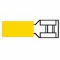 Yellow Pre-Insulated Push-On Terminals - 6.30mm (Pack of 1000) - 3-001-18