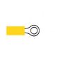 Yellow Pre-Insulated Ring Terminals - 5.30mm Pack of 100 - 2-001-23