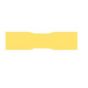 Yellow Heat-Shrink Butt Connector (Pack of 25) - 0-001-51