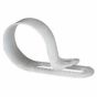 White Nylon P Cable Clips for 22-30mm diameter cable (Pack of 25) - 0-002-75