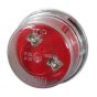 Red LED Rear Push-In Marker Lamp - 24V - Each - 0-170-55